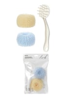 فرشاة تنظيف للمطبخ مع قطع قابلة للإستبدال - بنفسجي...