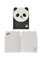 دفتر سلك مقاس A5 مجموعة وجوه الحيوانات - 32ورقة