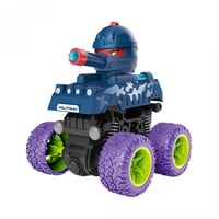 لعبة دبابة صغيرة تتحرك بالدفع للأمام - بنفسجي