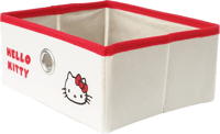 صندوق تخزين بدرجين قماشي من سلسلة هيلو كيتي ابل -...
