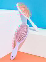 فرشاة تصفيف الشعر - وردي