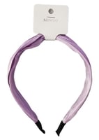 طوق شعر بنمط عقدة بلون سادة - قطعة واحدة