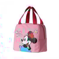 حقيبة غداء من سلسلة ميكي ماوس - وردي - مقاس 22x20