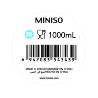 مطارة ماء بلاستيكية بمقبض وغطاء - 1000مل - وردي