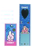 مذكرة بغلاف مقوى ومرآة داخلية من مجموعة BT21 - 80...