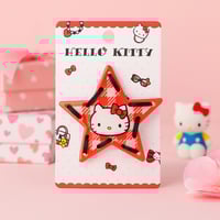 مشبك شعر - هيلو كيتي - احمر