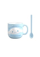 كوب سيراميك بتصميم بارز مع ملعقة من شخصيات سانريو...