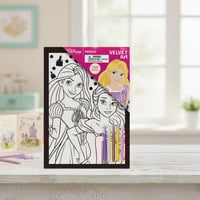 لوحة رسم مع اقلام تلوين من مجموعة أميرات ديزني