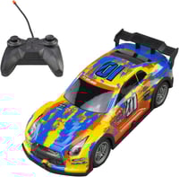 لعبة سيارة السباق - أصفر مع ضوء