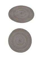 مفرش طاولة دائري - كاكي