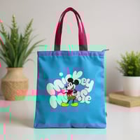 حقيبة تسوق من مجموعة ديزني ميكي بحجم 34*40سم - أزر...