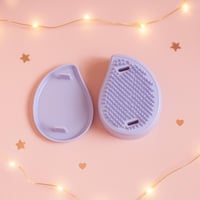 فرشاة تدليك لفك تشابك الشعر - بنفسجي