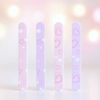 مبرد أظافر سميكة من سلسلة ماكارون - 4 قطع