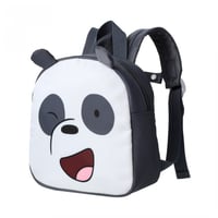 حقيبة ظهر من الدببة الثلاثة - ابيض - باندا - 22x9س...