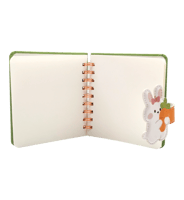 دفتر سلك من سلسلة الربيع مقاس 12.5*13.5 سم 64 ورقة...