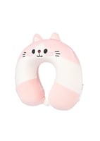 وسادة للرقبة على شكل حرف U من مجموعة وجوه الحيوانا...