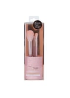 مجموعة فرش مكياج مع حامل 4 قطع - وردي