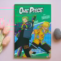 دفتر B5 مخطط من مجموعة ون بيس - 40 ورقة B