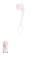 فرشاة يدوية لتنظيف وتقشير البشرة - لون أبيض