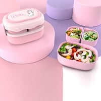 صندوق غداء ذو طبقتين من مجموعة ديزني كات - 1600 مل