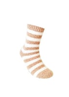 جوارب منزلية نسائية من سلسلة مني سو - مخططة