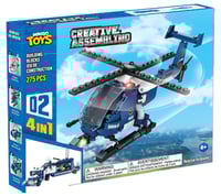 لعبة مكعبات البناء طائرة الإنقاذ من سلسلة مركبات ا...