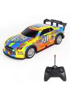 لعبة سيارة السباق - أصفر مع ضوء