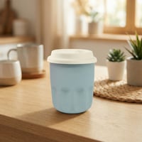 كوب قهوه سيراميك 290مل - اخضر