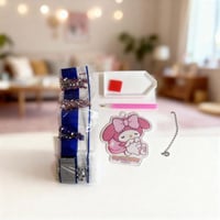 طقم تزيين ميدالية الاكريليك بالالماس من مجموعة سان...