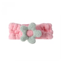 ربطة رأس دوار الشمس - وردي