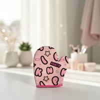 قفاز استحمام كبير من سلسلة بينك بيري - وردي