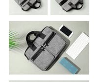 حقيبة لاب توب - رمادي - 39x6x29 سم