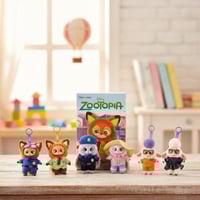 صندوق مفاجآت لعبة محشوة فينيل من مجموعة ديزني زوتو...