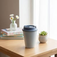 كوب قهوة بلاستيكي بجدار مزدوج 420 مل لايت إنجوي -...