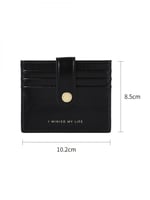 محفظة بطاقات - اسود