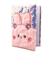 دفتر بغلاف مقوى لامع من سلسلة الربيع 13*18 سم 60 و...