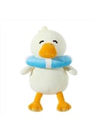 لعبة محشوة على شكل شكل بطة مع عوامة السباحة من سلس...