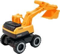 لعبة حفارة وخوذة مع ادواتها من سلسلة المركبات الهن...