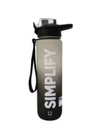 مطارة بلاستيكية بتدرجات الألوان ومقبض سعة 1000 مل...