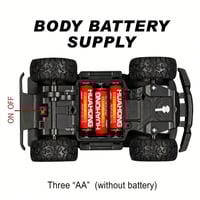 مركبة للطرق الوعرة - ازرق مع ضوء