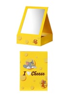 مرآه قابلة للطي من مجموعة توم وجيري - اصفر