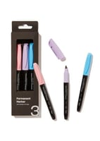 قلم ماركر هايلايت 3 قطع - الوان ماكرون