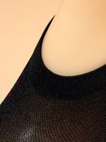 جوارب قصيرة مريحة للنساء 3 ازواج ( اسود ) - مقاس 3...