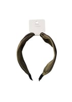 طوق شعر بنمط عقدة بلون سادة - قطعة واحدة