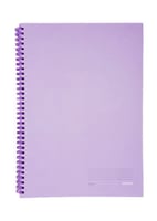 دفتر سلك بحجم A4 - 100 ورقة - بنفسجي