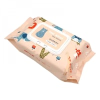 مناديل مبللة من سلسلة عائلة الغابة - 80 منديل