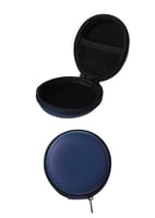 حقيبة تخزين دائرية للملحقات الرقمية - أزرق كحلي -...