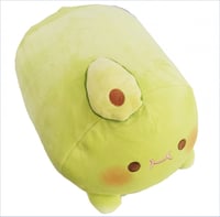 دمية محشوة بشخصية افوكادو مستلقية من سلسلة كافيتري...