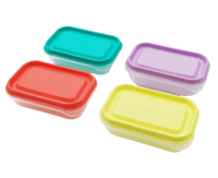 علب تخزين طعام ملونة 180 مل - 3قطع