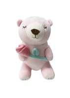 دمية الدب الوردي مع وردة من سلسلة ميني فاميلي بحجم...